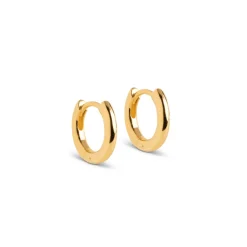 Enamel Chunky Forgyldt Hoops 8mm - E248G