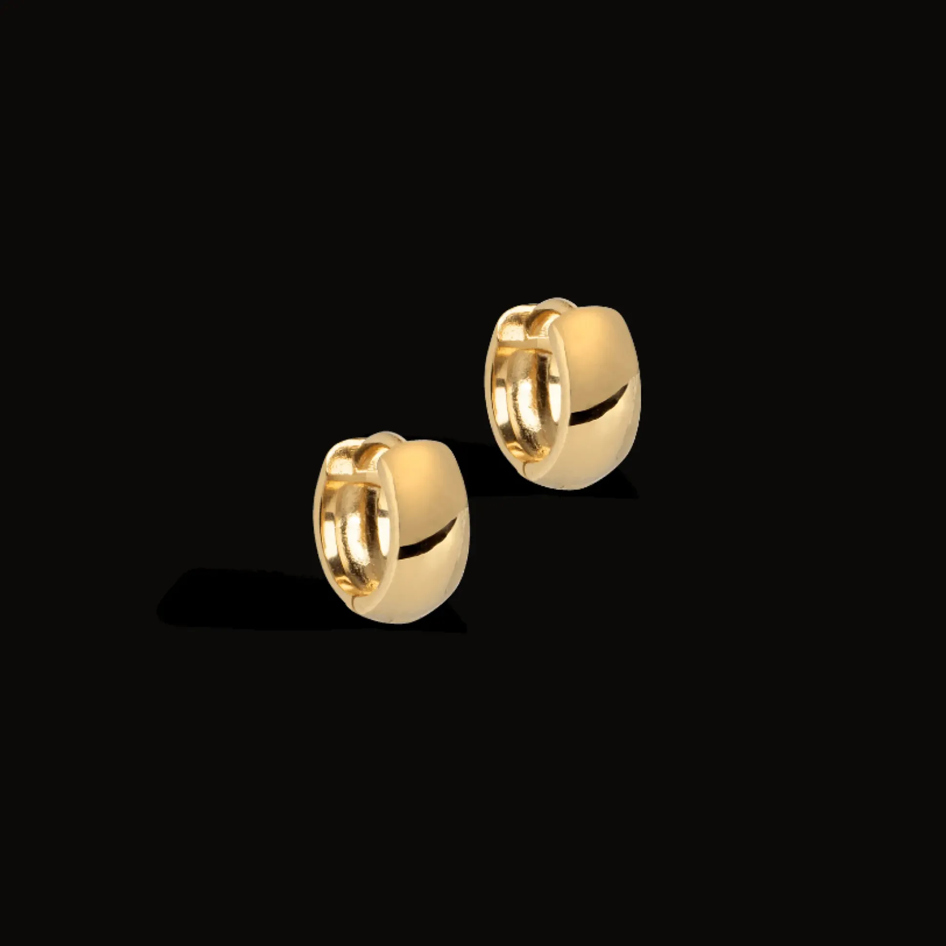 Enamel Classic Hoop Wide sølvforgyldt - E321G