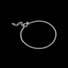 Enamel Curb Chain armbånd sølv - B123S