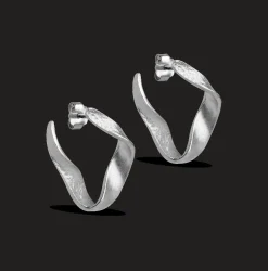 Enamel Dalia Earrings I Sølv - E344SM