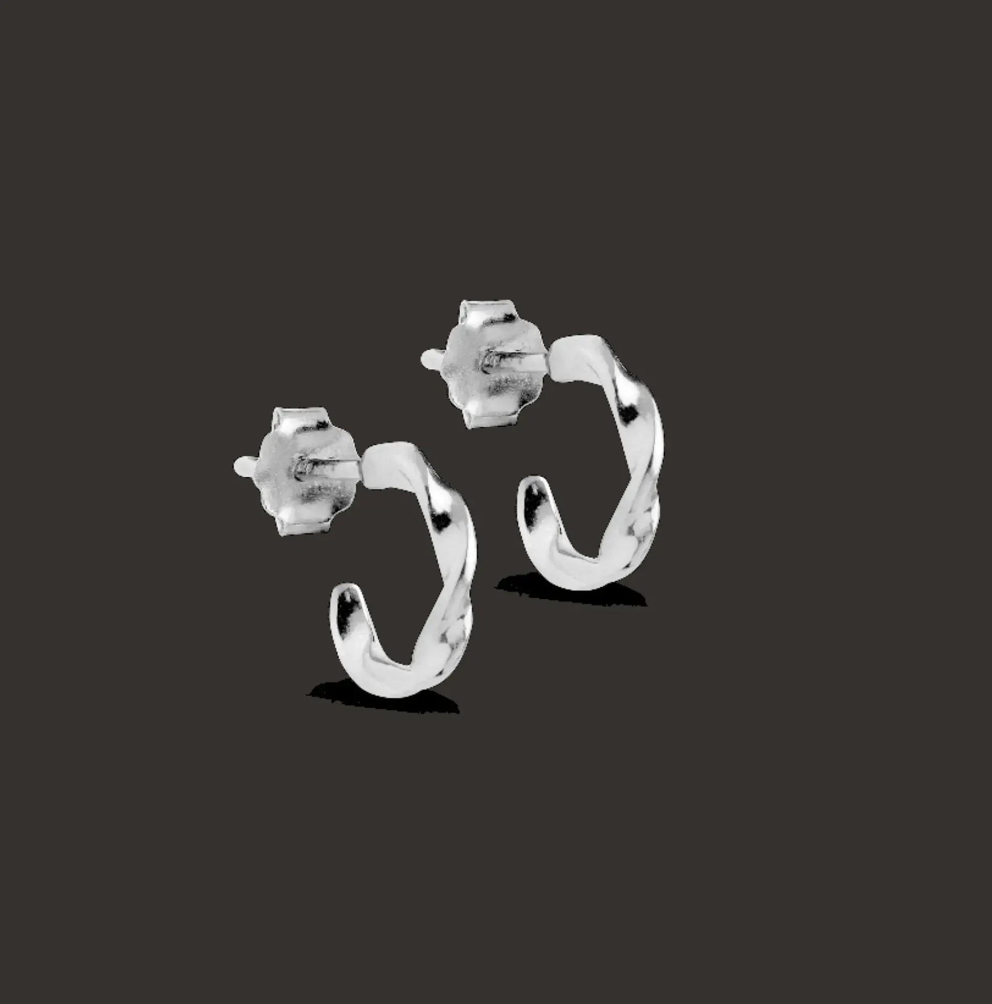 Enamel Hannah Hoops - E296S