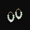 Enamel Kalea Hoops I Forgyldt Sølv - E367G
