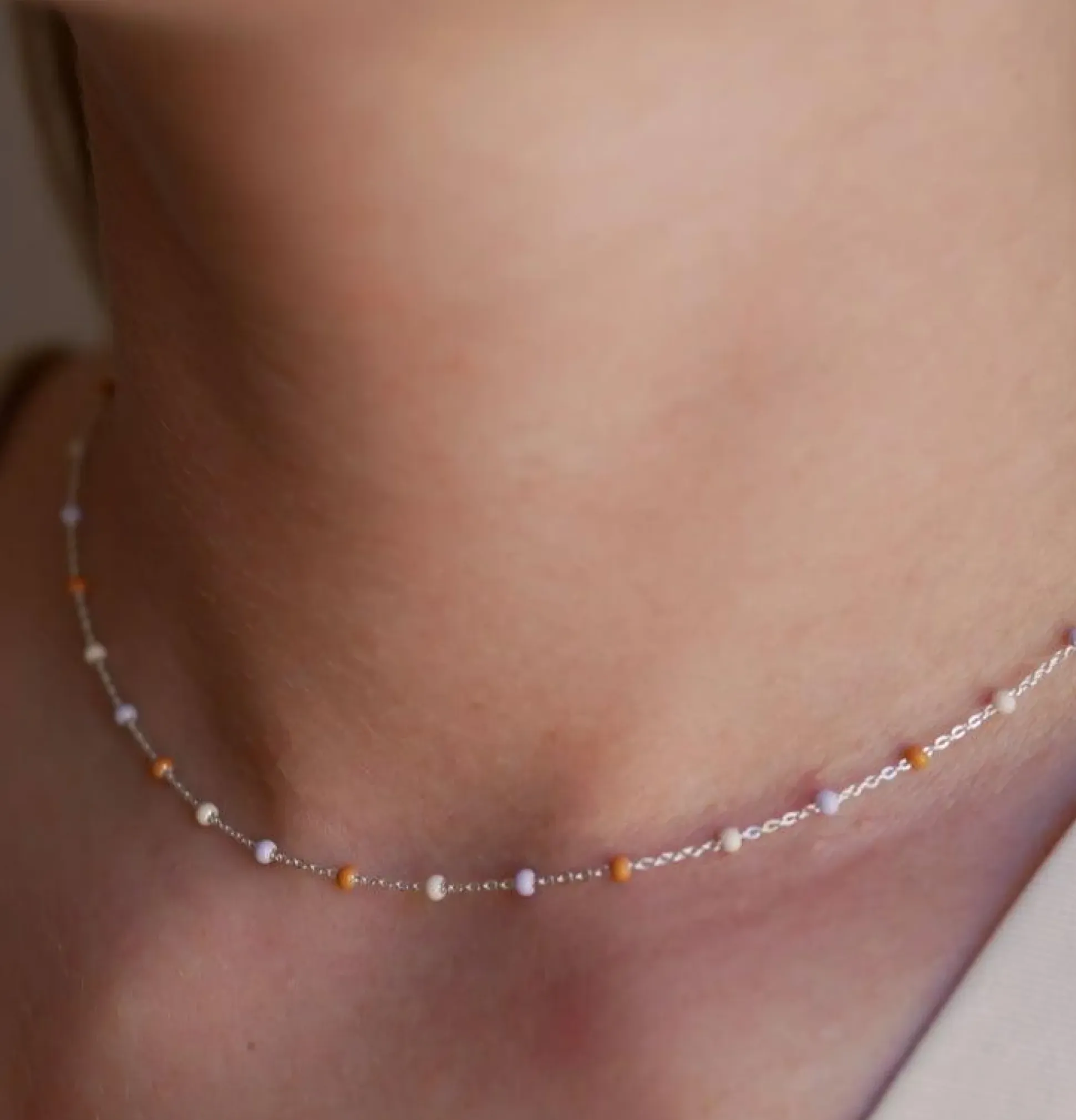 Enamel Lola Halskæde - N55S