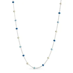 Enamel Lola Halskæde Marine N55S-Marine
