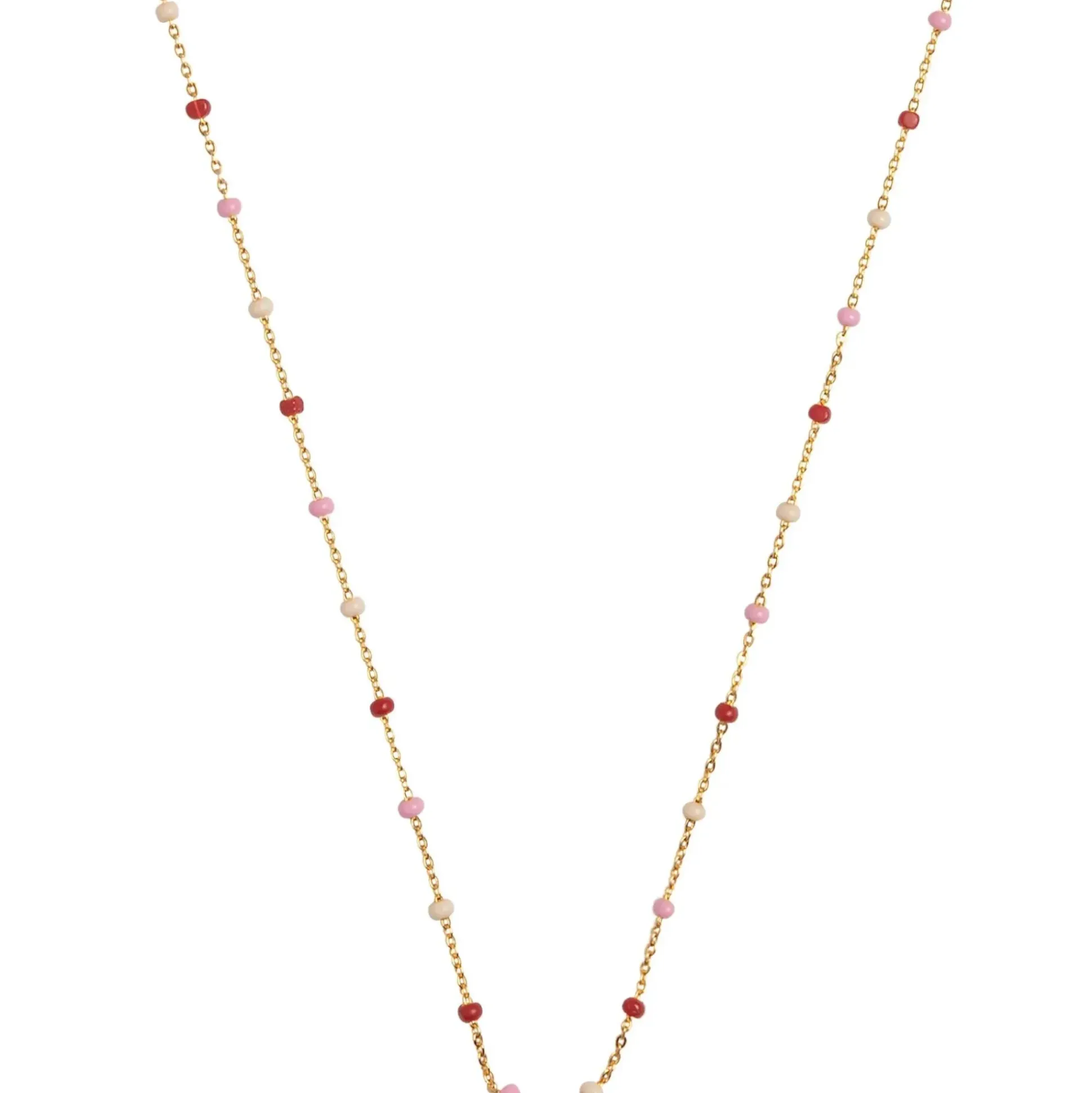 Enamel Lola Rosie Halskæde - N55G-Rosie