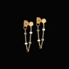 Enamel Lola Salt 'n' Pepper Earrings - E140GM-SaltPepper