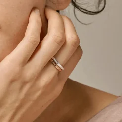 Enamel Mom Sølv Ring - R86S