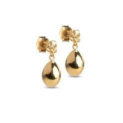 Enamel Poe Studs - Forgyldte Ørestikker - E385GM