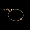 Enamel Refined armbånd sølvforgyldt - B125GM