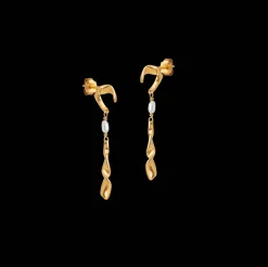 Enamel Sienna Pearls ørestikker - E357GM