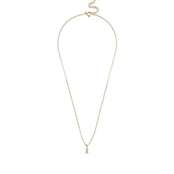 Enamel Twin Necklace - Forgyldt Halskæde Med Zirkoner - N129G
