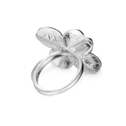 Flora Danica Firkløver Statement Ring - Sølv