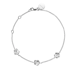 Flora Danica Forglemmigej Armbånd - Sølv
