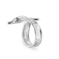 Flora Danica Græs Statement Ring - Sølv