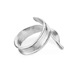Flora Danica Græs Statement Ring - Sølv
