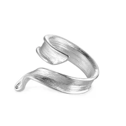 Flora Danica Græs Statement Ring - Sølv