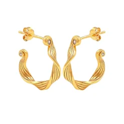 Hultquist Copenhagen  Audrey Forgyldte Hoops