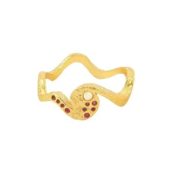 Hultquist Copenhagen Opalus Forgyldt Ring - S08011G