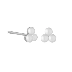 Jeberg Cordelia Triple Pearl Sølv Ørestikker