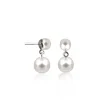 Jeberg Jewellery Double Pearl Øreringe sølv -51852