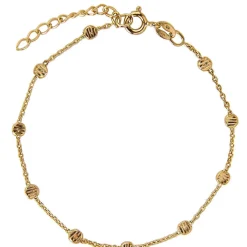 Jeberg Jewellery Gold Beads Bracelet - 4575-16-G