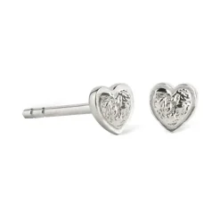 Jeberg Jewellery Heart Me Studs I Sølv