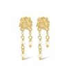 Jeberg Jewellery I Am Gold Pearly Øreringe sølvforgyldte - 51900