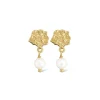 Jeberg Jewellery I Am Gold Mini Barok Øreringe sølvforgyldte - 51950