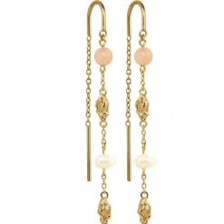 Jeberg Jewellery I AM GOLD Kæde Ørering Forgyldt - 51000-Gold