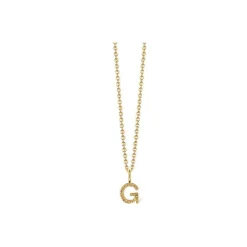 Jeberg Jewellery I Am Me Bogstav sølvforgyldt - 42000