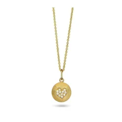 Jeberg Jewellery MINI HEART Halskæde Forgyldt - 4710-42-Gold