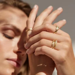 Jeberg Jewellery SAND DUNE Ring Forgyldt - 61300