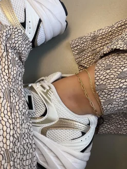 Jeberg Jewellery Sophia Sølv Forgyldt Ankelkæde - 4550-G