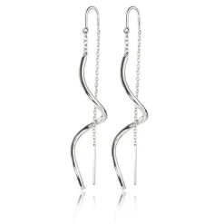 Jeberg Jewellery TWIRL Kæde Øringe - 5647