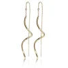 Jeberg Jewellery TWIRL Ørering Forgyldt - 5645