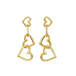 Maanesten Bonnie Earrings - Hjerte Ørehængere
