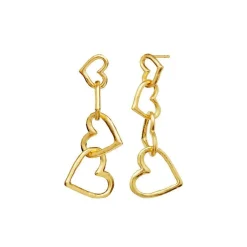 Maanesten Bonnie Earrings - Hjerte Ørehængere