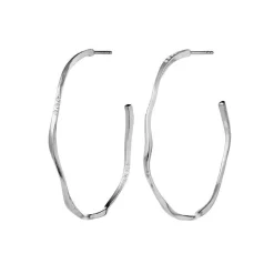 Maanesten Echo Grande Hoops 43mm i Sølv - 9863C