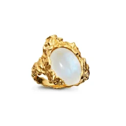 Maanesten Gudinde Ring Med Månesten - 35351A