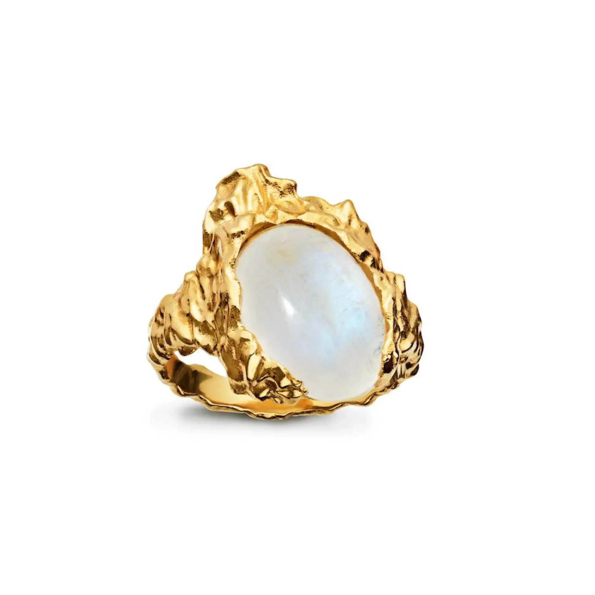Maanesten Gudinde Ring Med Månesten - 35351A
