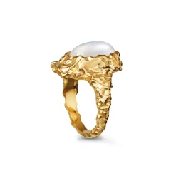 Maanesten Gudinde Ring Med Månesten - 35351A