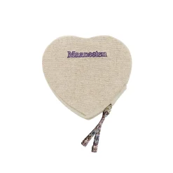 Maanesten Heart Jewelry Box Sand - Smykkerskrin
