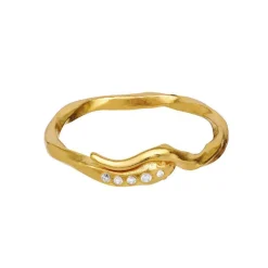 Maanesten Hera Ring 18kt Forgyldt Sølv - 4814A