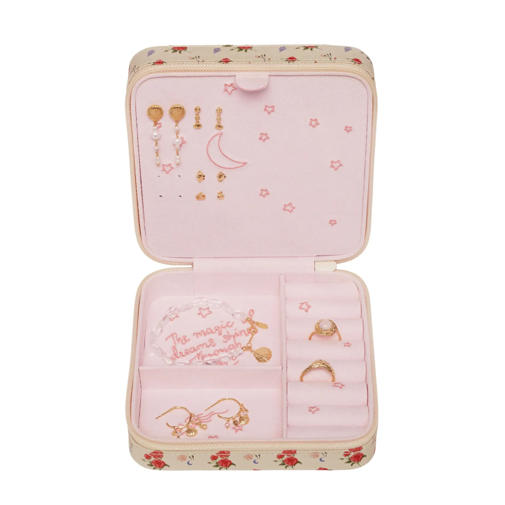 Maanesten Jewelry Box Roses And Shells