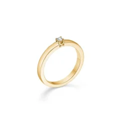 Mads Z 14 kt. Crown Alliancering Diamant 0,04 ct.