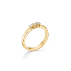 Mads Z 14 kt. Crown Alliancering Diamant 0.12 ct.