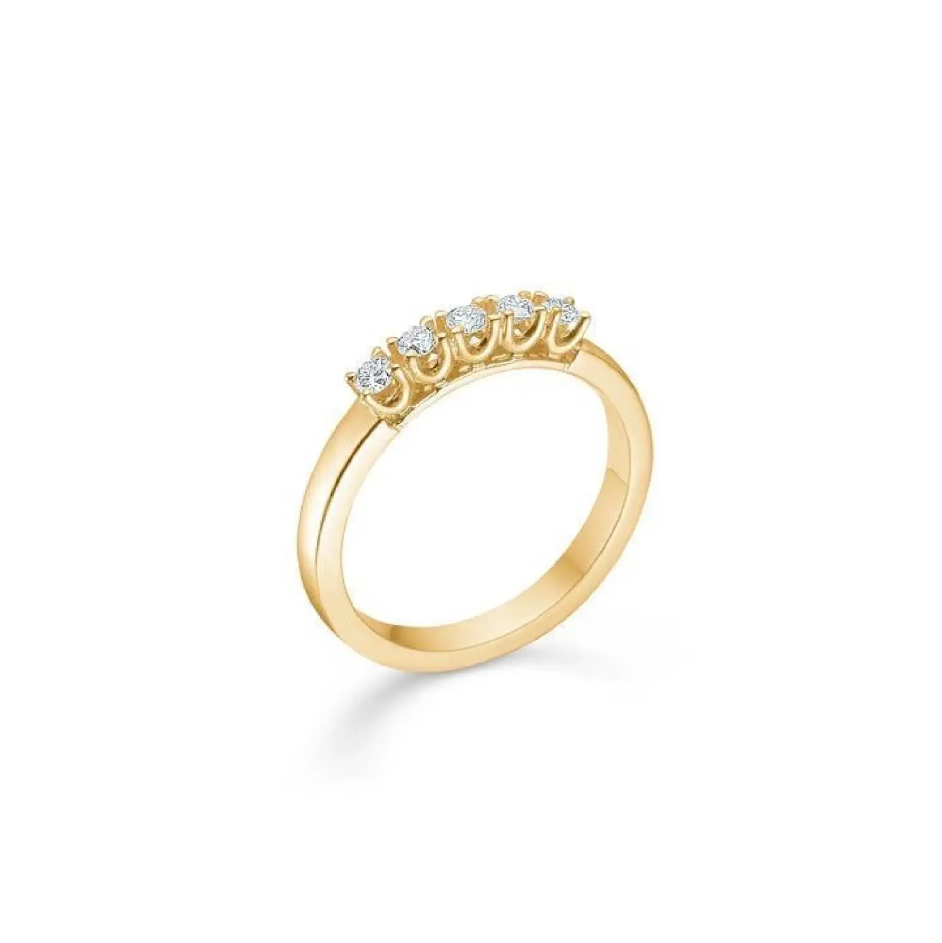 Mads Z 14 kt. Crown Alliancering Diamant 0,20 ct.