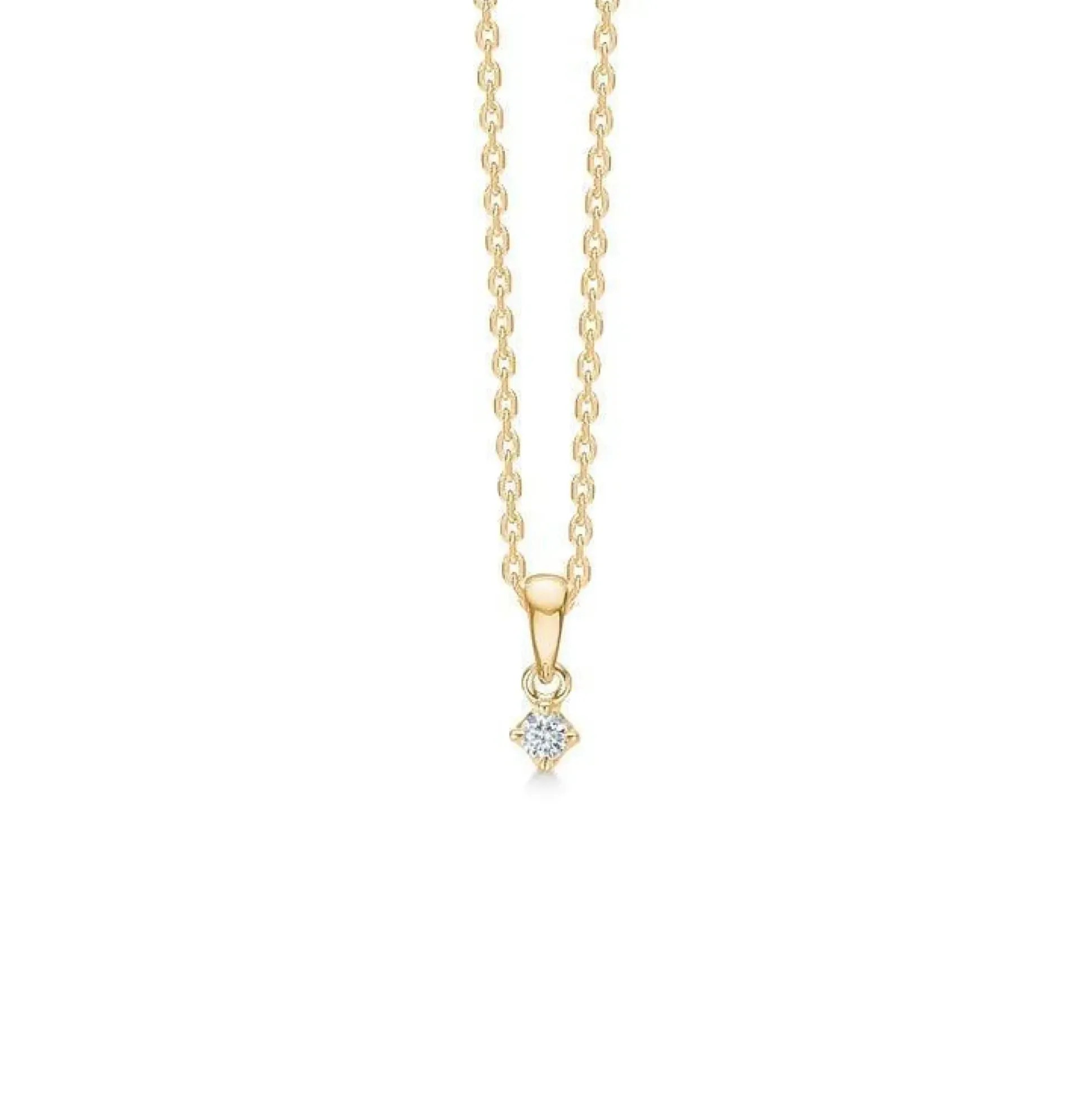 Mads Z 14 kt Crown Diamant Vedhæng 0.04 ct
