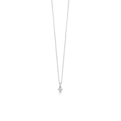 Mads Z 14 kt. Crown Diamant Vedhæng 0.16 ct. Hvidguld