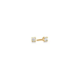 Mads Z 14 kt. Crown Diamant Øreringe 0.09 ct.